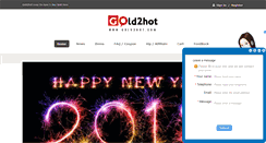 Desktop Screenshot of gold2hot.com